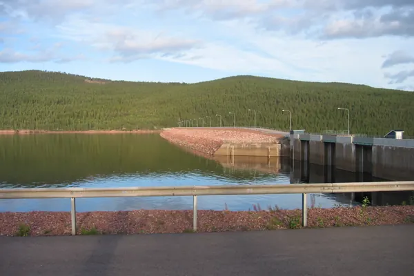 Reservoir and structure of a dam in Sweden